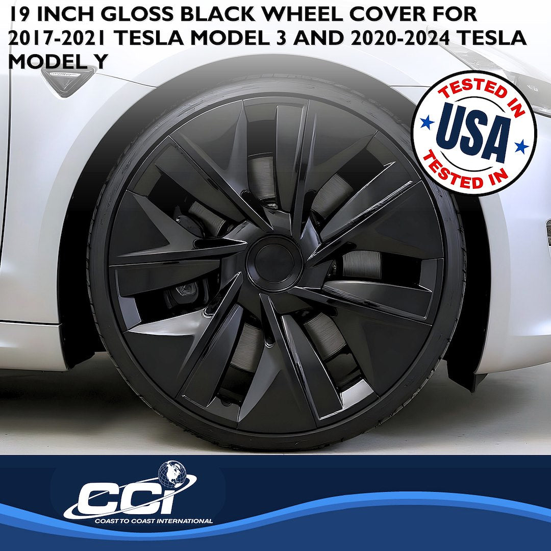 Coast To Coast 56619BLK Black 19-Inch Wheel Covers - image 3