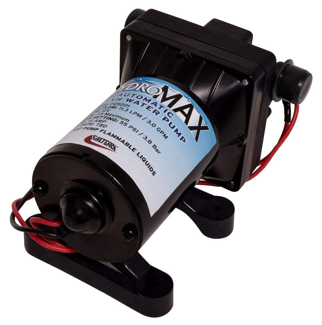 Valterra P25201 12V RV Fresh Water Pump - 3 GPM, 55 PSI