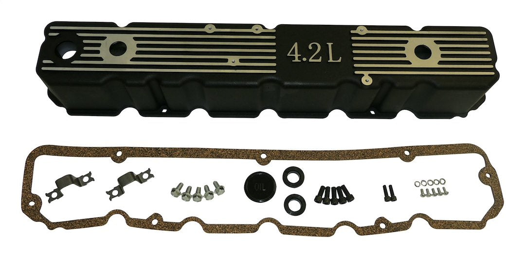 Crown Automotive RT35005 AMC 4.2L Black Valve Cover Kit - image 1