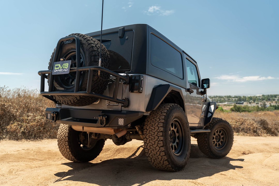 DV8 Offroad TCJK-14 Wrangler JK Spare-Tire Carrier