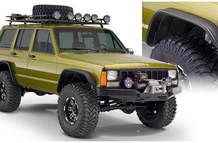 Bushwacker 10922-07 Flat Style XJ Fender Flare