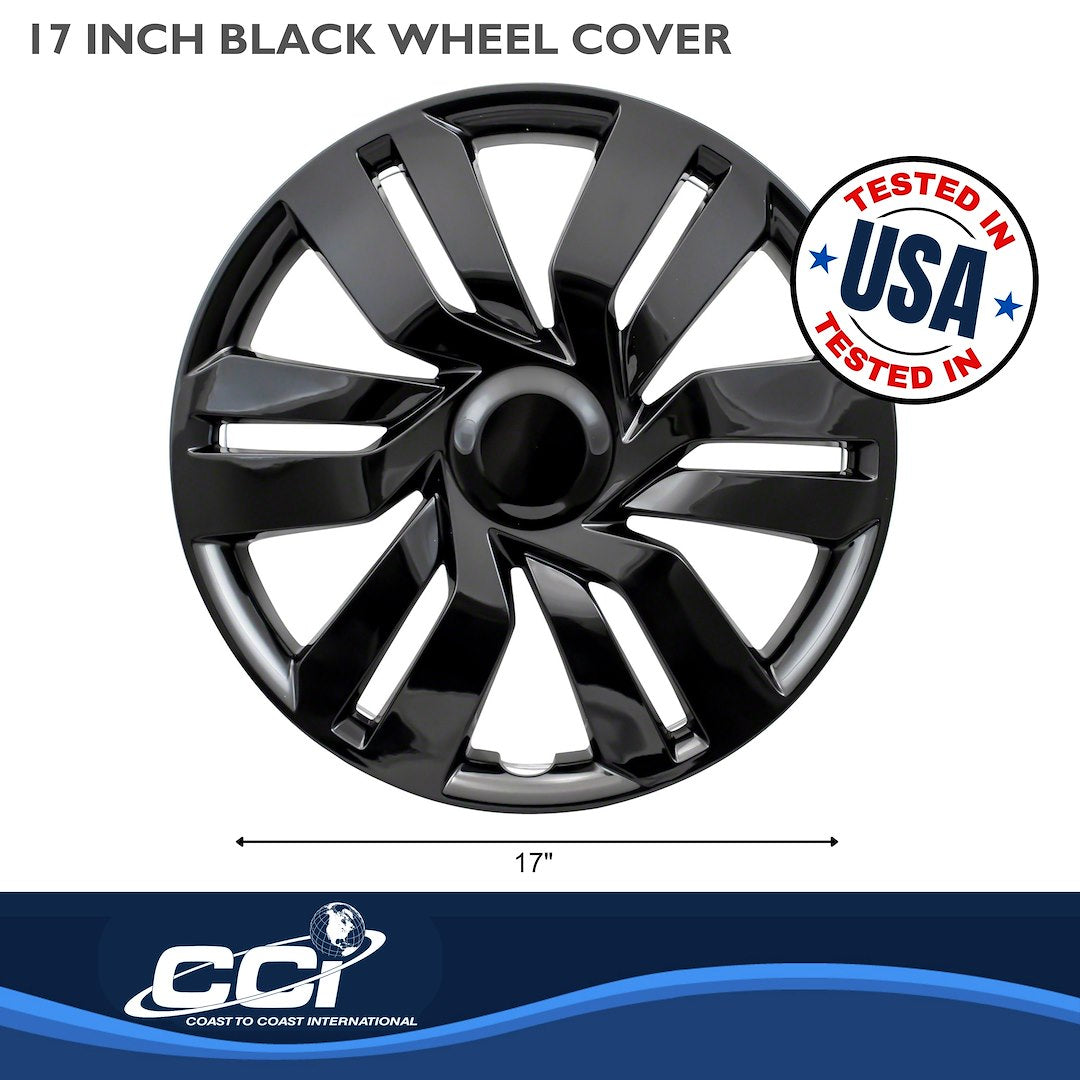 Coast To Coast 53417BLK 17-Inch Black Double-Spoke Covers - image 2