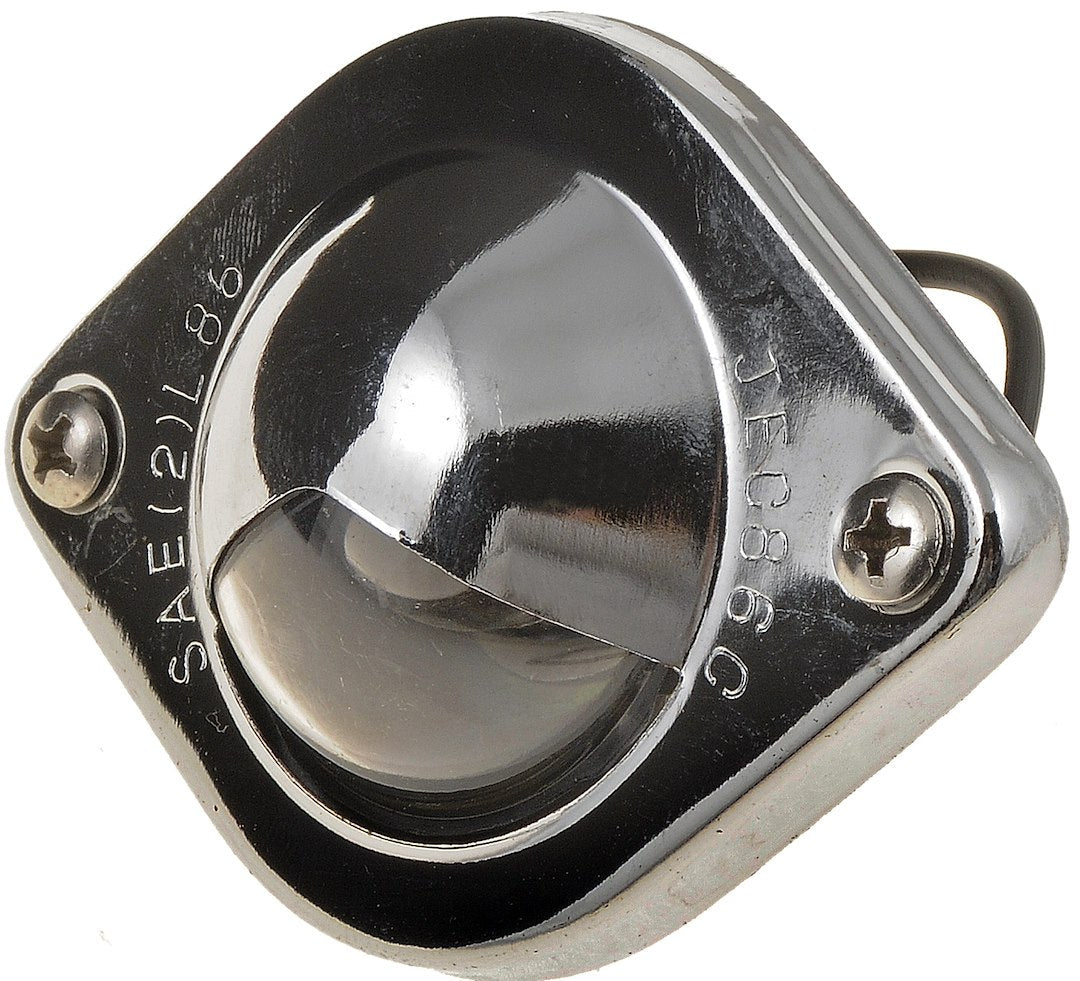 Help! By Dorman 68152 Silver Oval License Plate Light Lens - image 2
