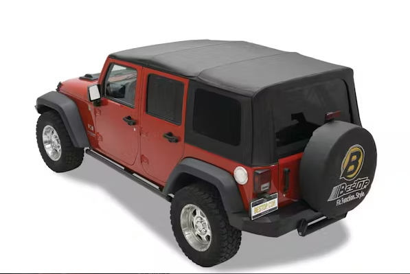 Bestop Sailcloth Replace-A-Top Soft Top Black Diamond 79147-35 - image 1