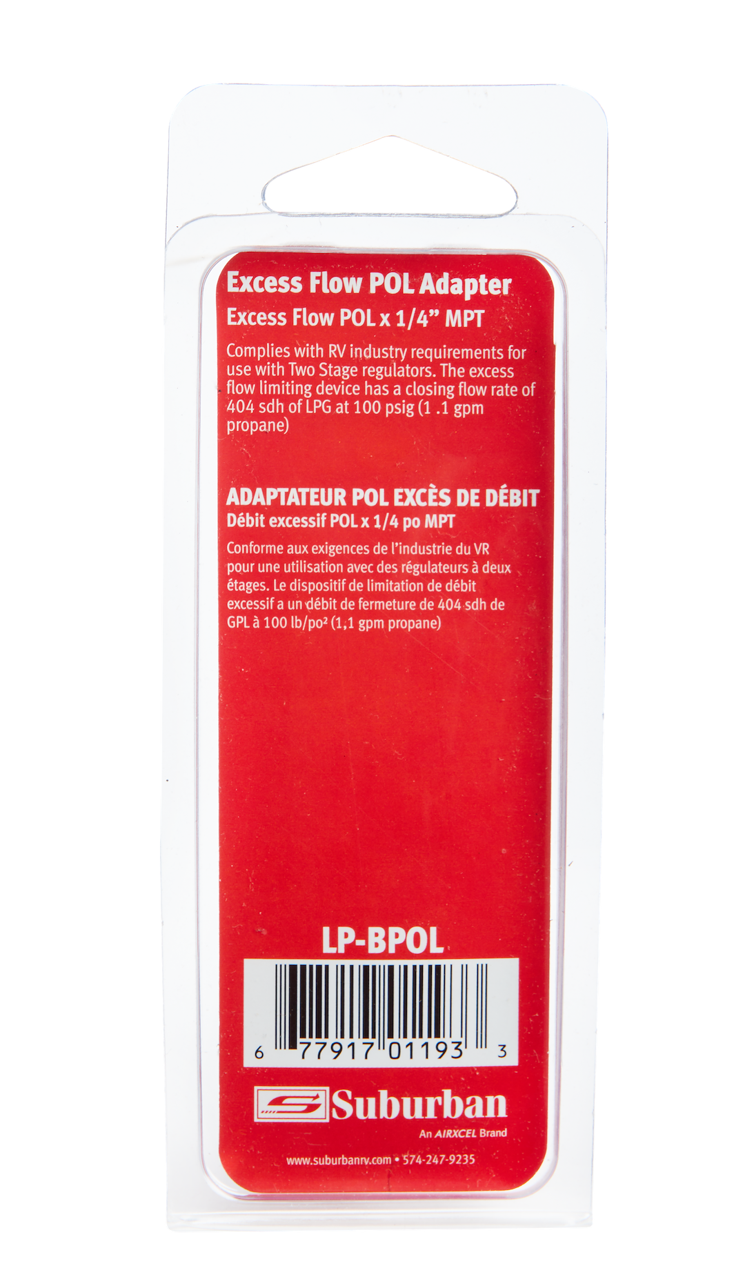 Suburban Mfg 523015 Propane Regulator - image 2