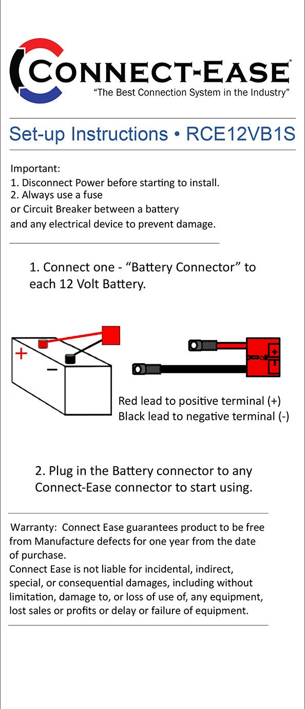 Connect-Ease RCE12VB1S 6 AWG 12V Battery Connector - image 5