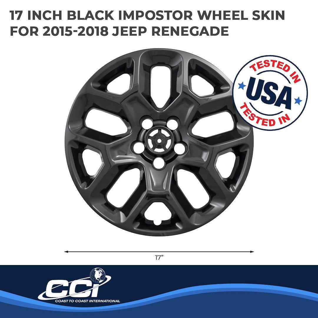 Coast To Coast IMP386BLK Black Renegade Impostor Wheel Skins