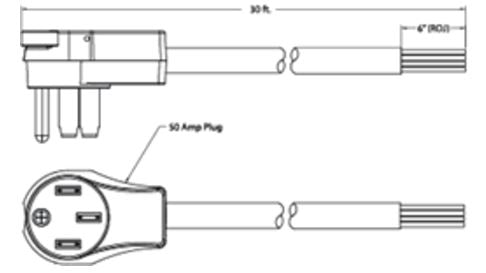 Southwire Corp. 50a30mose Power Cord - image 2