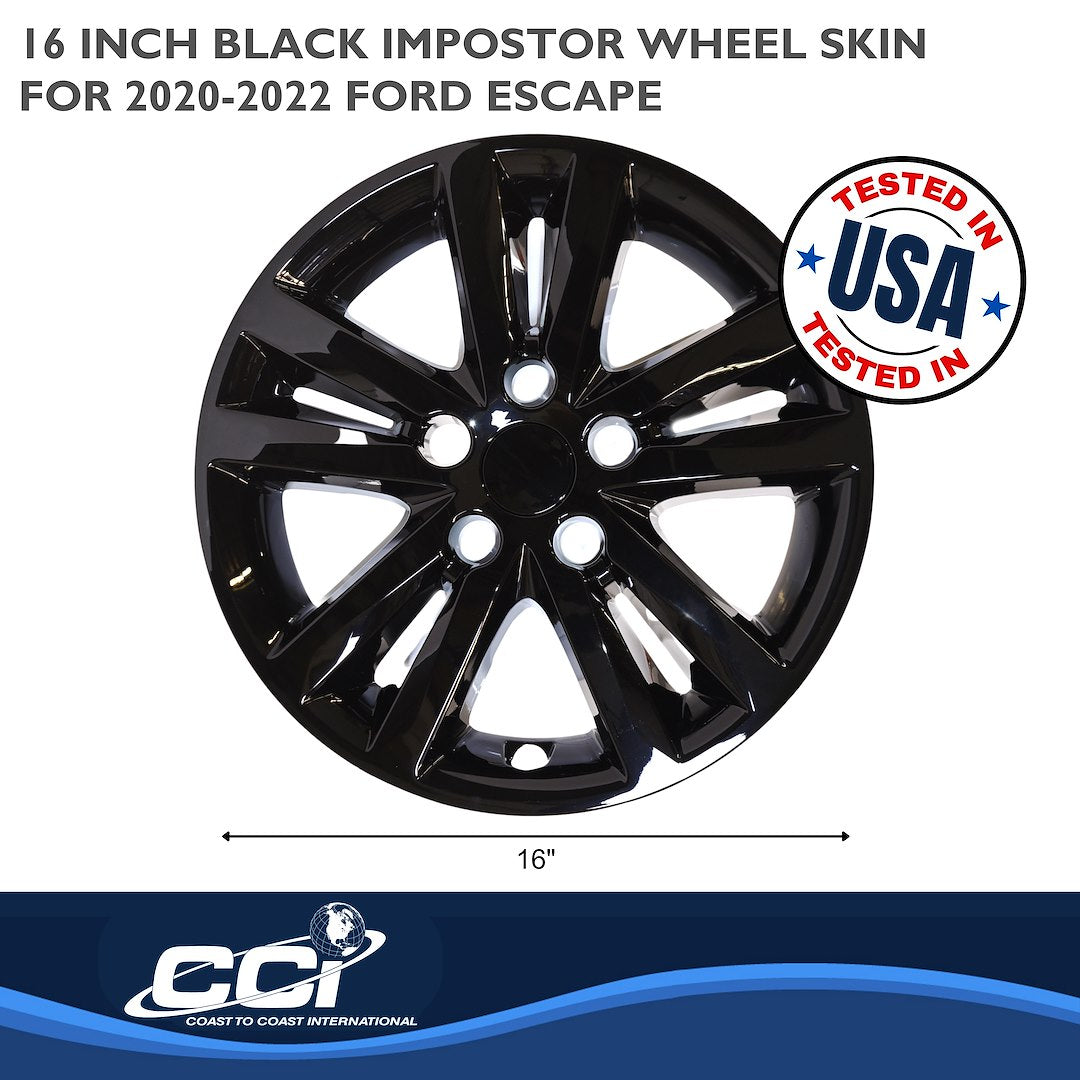 Coast To Coast IMP453BLK Black Sonata Impostor Wheel Skins - image 2
