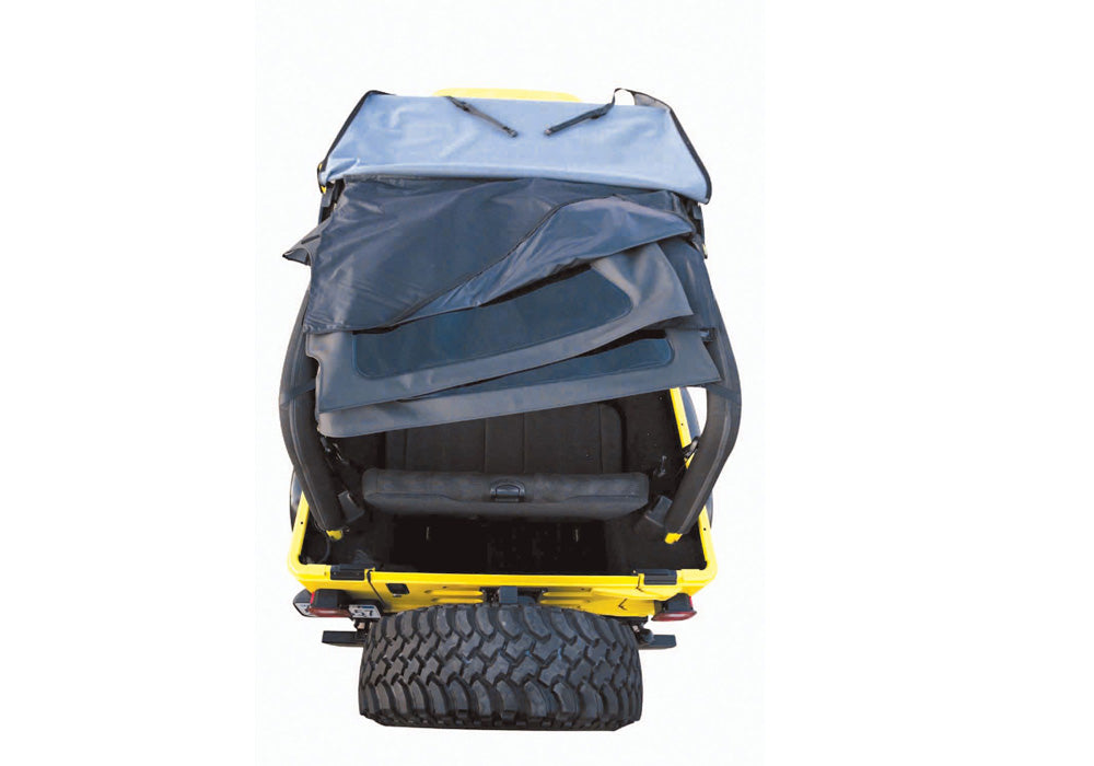 Rampage 109535 Black Diamond Frameless Soft Top Kit