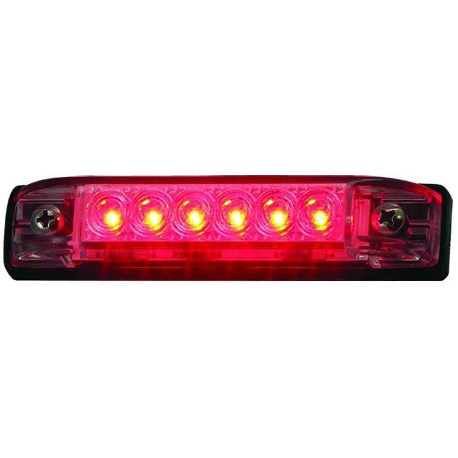 T-H Marine LED-51803-DP 4-Inch LED Deck Light - Red
