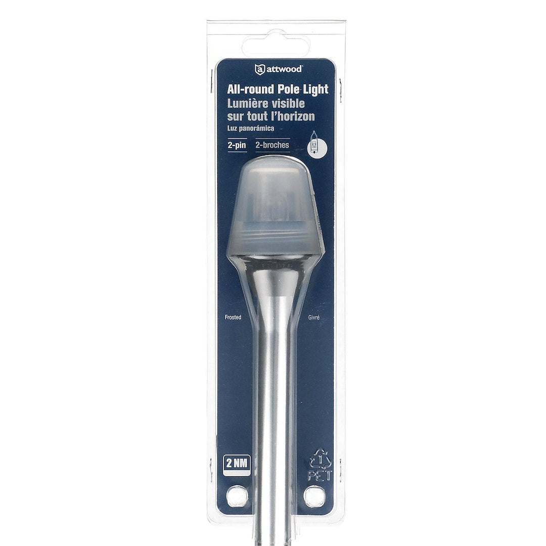 Attwood Marine 5110-42-7 Navigation Light - 42 in, Frosted Globe