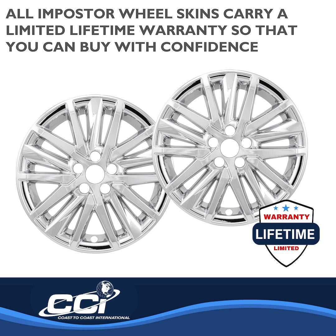 Coast To Coast IMP480X Camry Chrome 18-Inch Skin Set - image 4