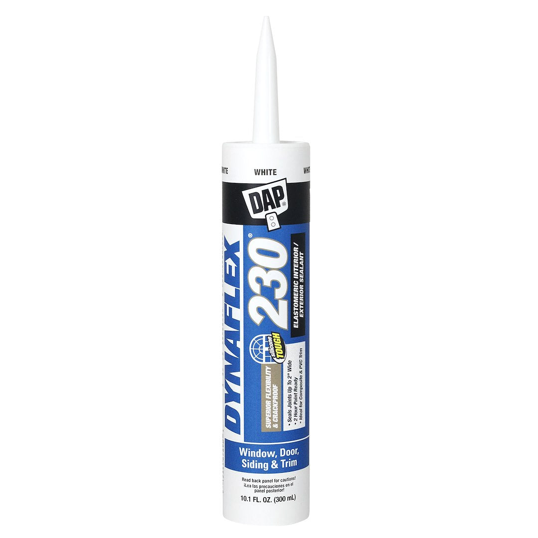 DAP Dynaflex 230 10.1 Ounce White Paste Caulk Sealant 7079818275