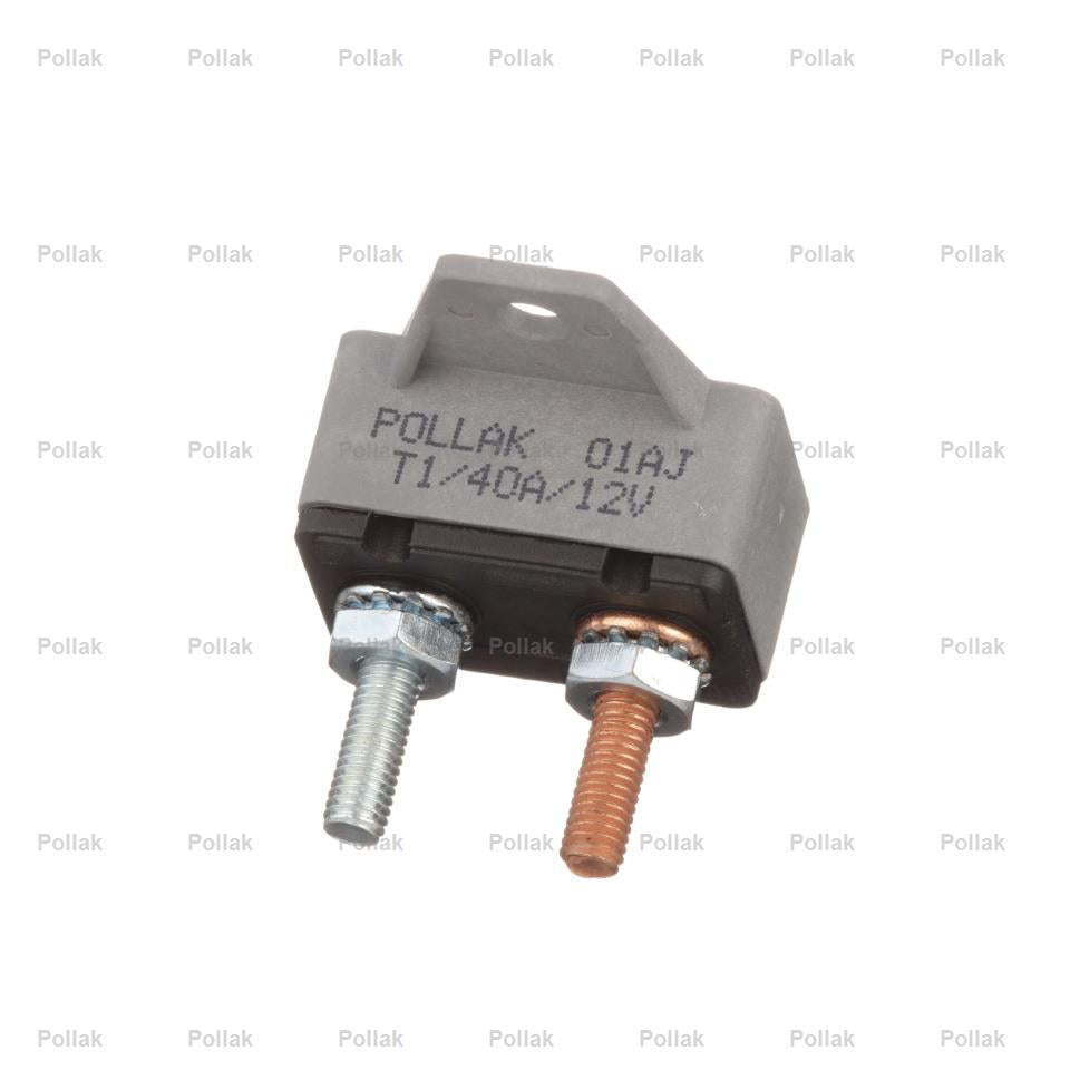 Pollak Type I 12 Volt 40 Amp Circuit Breaker (54240PL)