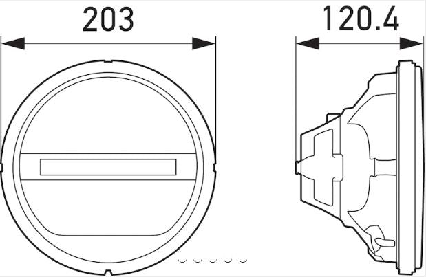 Hella 241430011 Rallye 4000 LED Insert