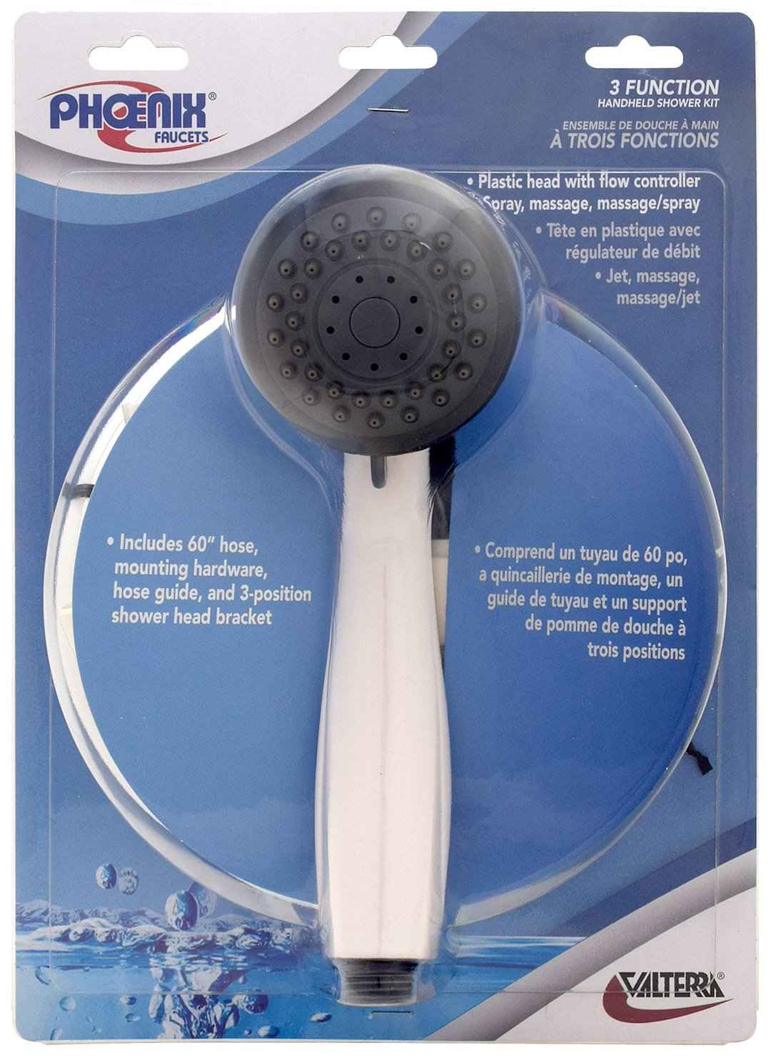 Phoenix Products PF276054 Handheld Shower Head - White