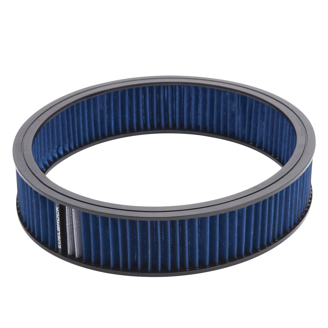 Edelbrock 43667 Elite Blue Round Washable Air Filter