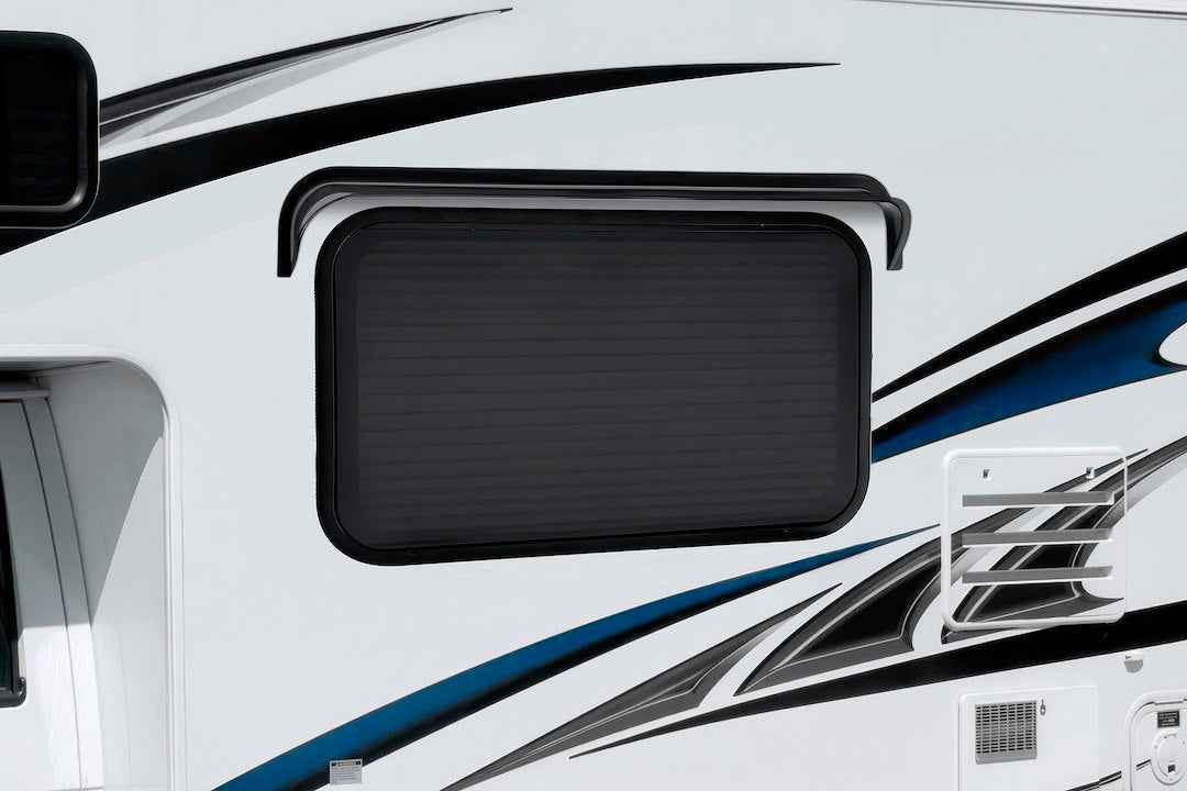 GT Styling RV2025 Acrylic Window Rain Guard - Smoke, Single