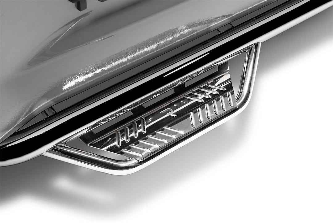 N-Fab HPC1980CCS Nerf Step Bar - 3 in, Polished Stainless