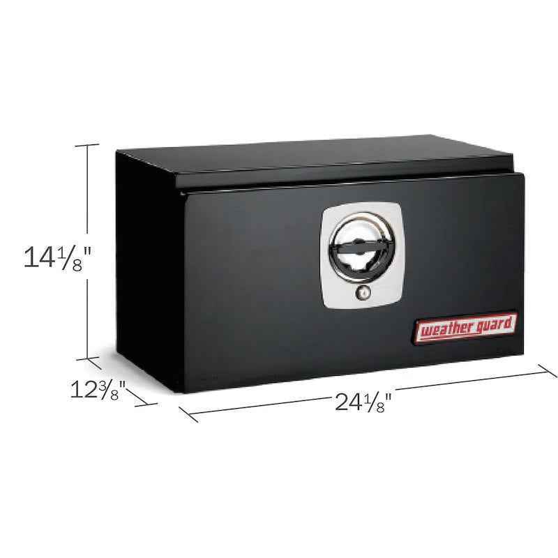 Weather Guard (Werner) 525-5-02 Underbed Tool Box - 24-1/8 in, Black