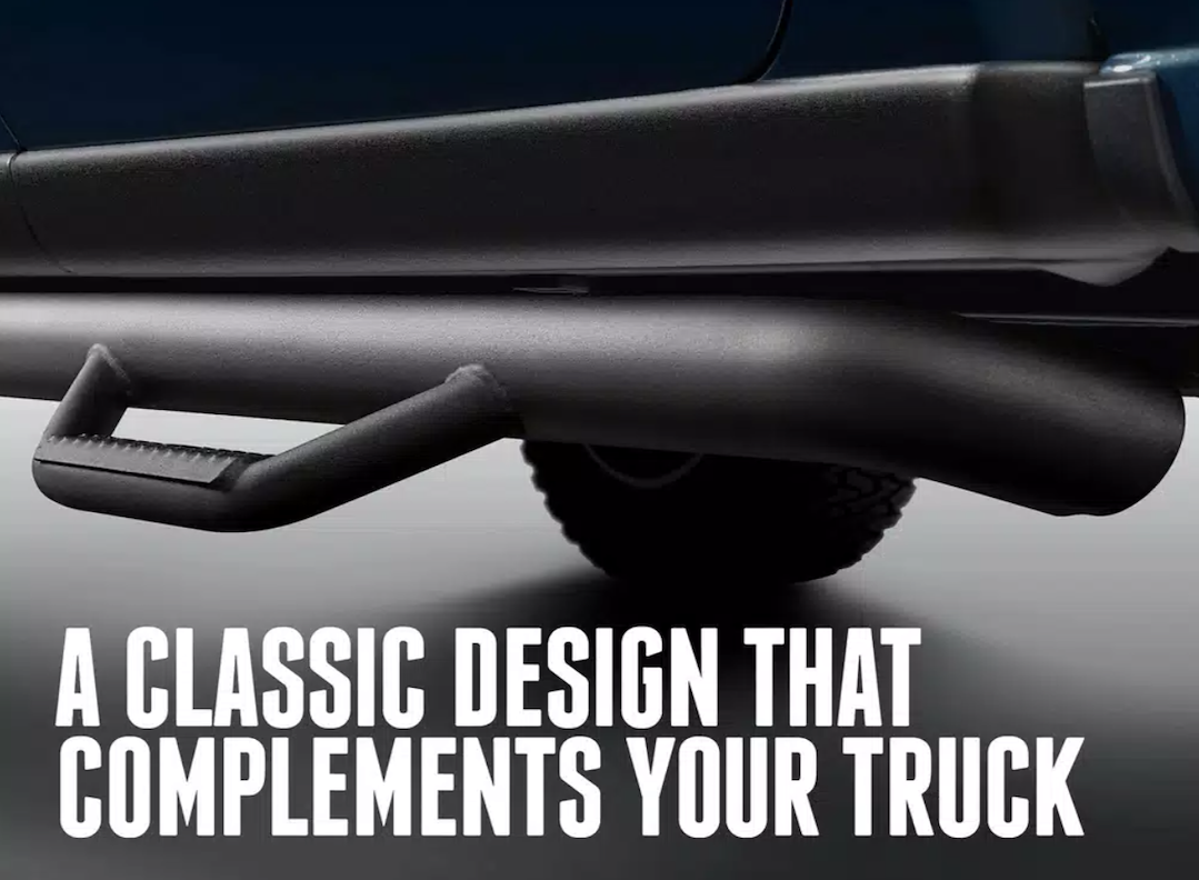 N-Fab T1678CC-TX Cab-Length Nerf Bar for Tacoma Double Cab