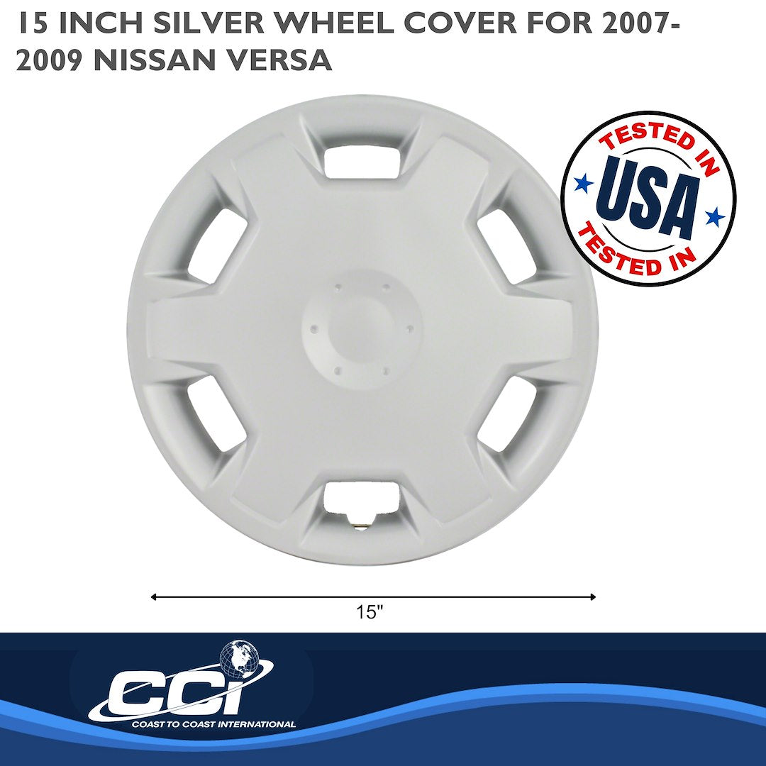 Coast To Coast 44715S Versa 15-Inch Silver Wheel Covers - image 2