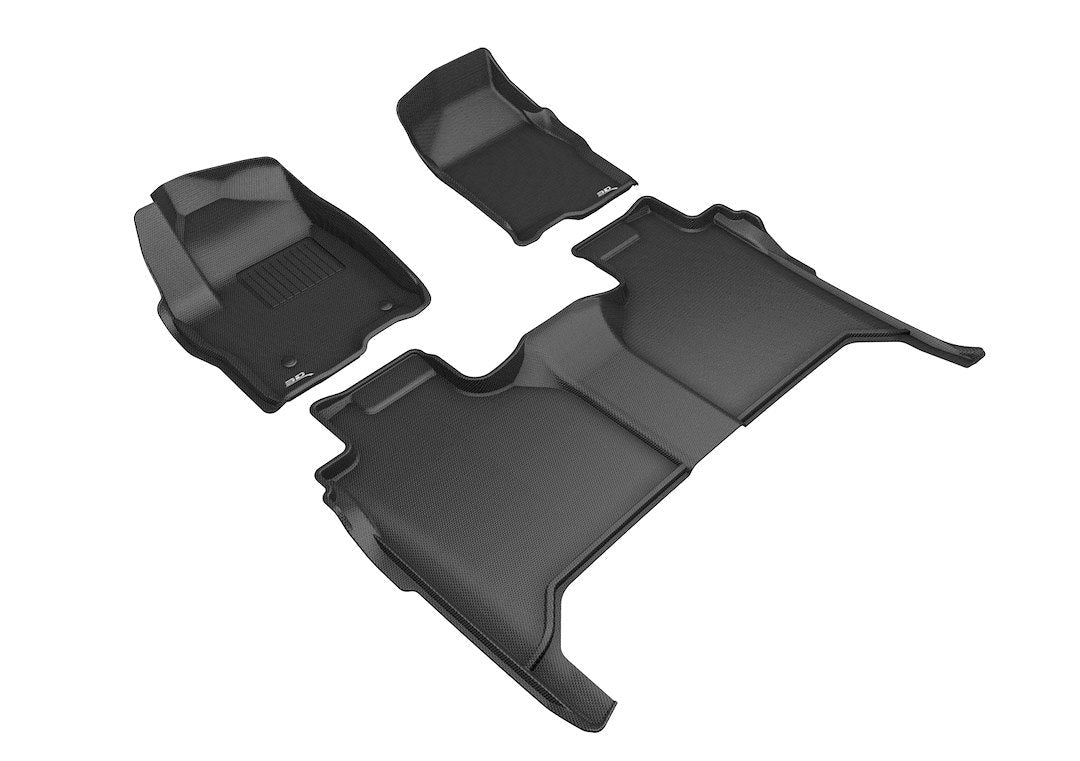 3D Mats KAGU Floor Liner Thermoplastic Rubber Of Carbon Fiber Texture L1GM02501509 - image 1