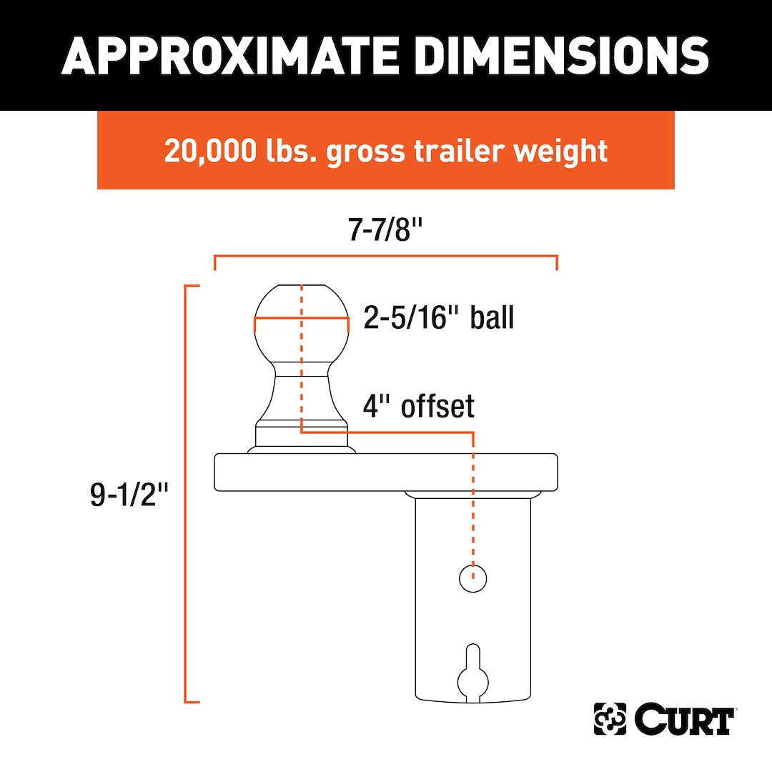 Curt 60602 Gooseneck Trailer Hitch Ball - image 5