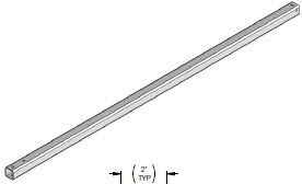 Lippert 296090 2x2 Through-Frame Slide-Out Drive Shaft
