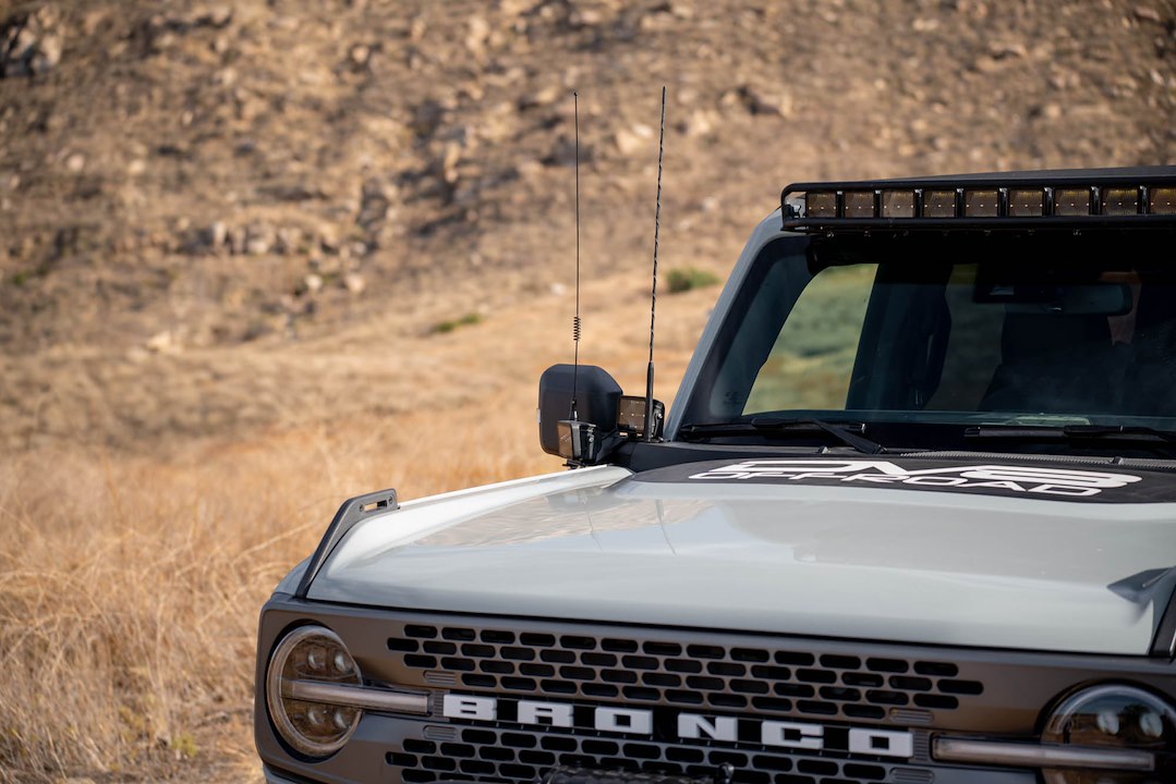 DV8 Offroad LBBR-08 Bronco Dual A-Pillar Light Bracket