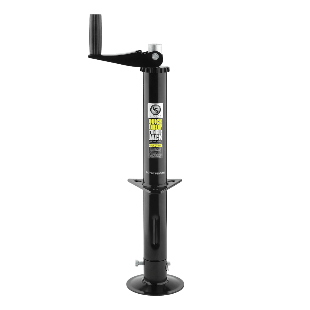 Lippert 733926 Manual Trailer Tongue Jack - 2000 lb