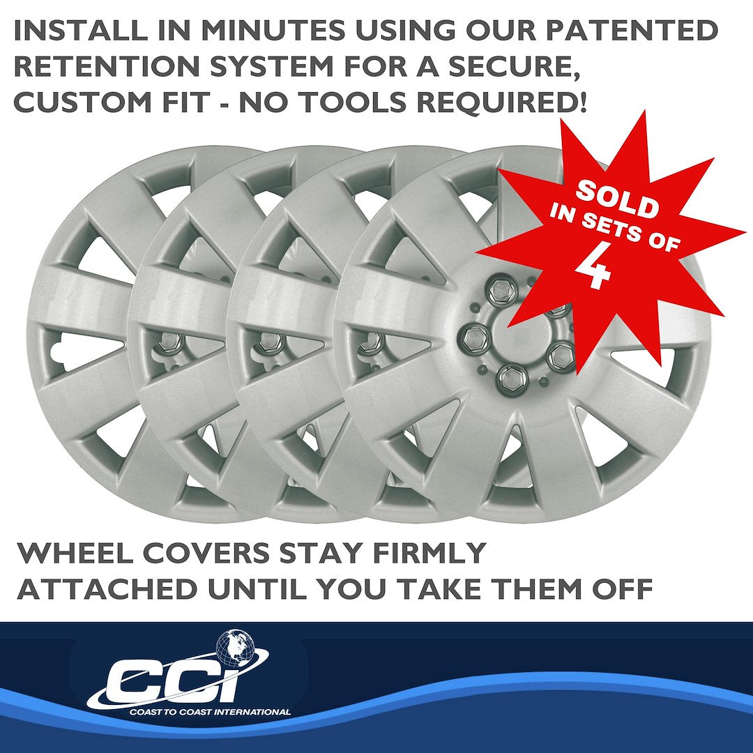 Coast To Coast 41015S Corolla 15-Inch 9-Spoke Covers - image 4