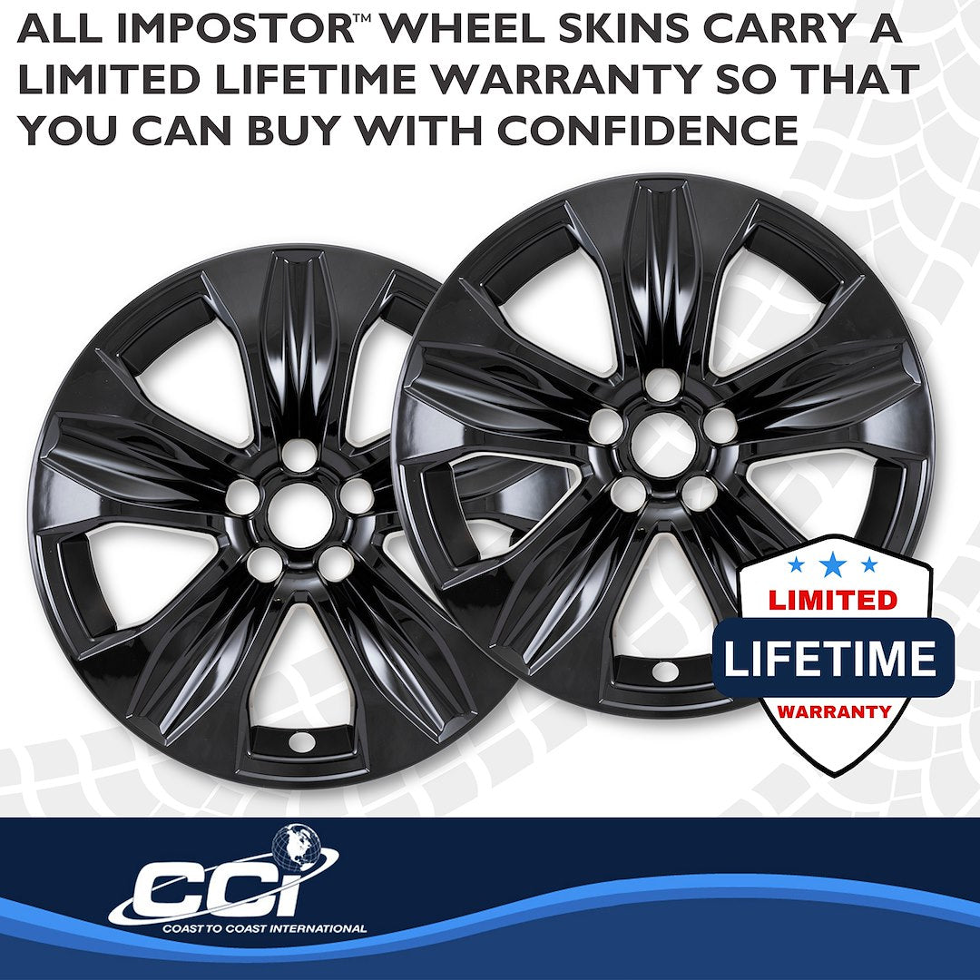 Coast To Coast IMP525BLK Gloss Black 18-Inch Wheel Covers - image 5