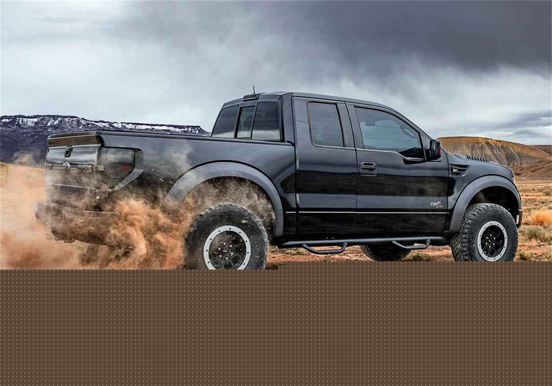 N-Fab C1475CC-TX Nerf Step Bar for Silverado/Sierra