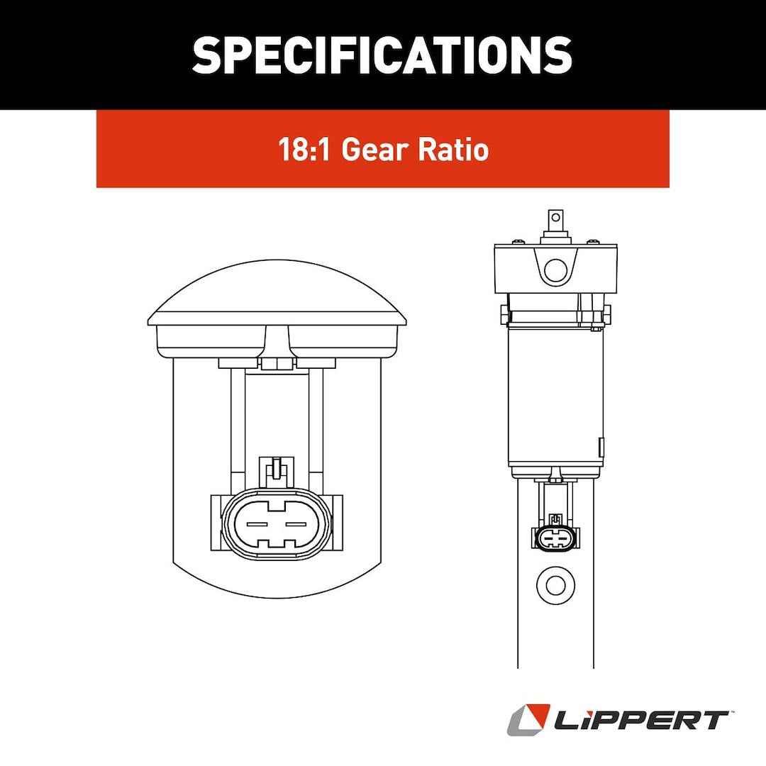 Lippert Components 168956 Slide Out Linear Actuator - 12 Volt