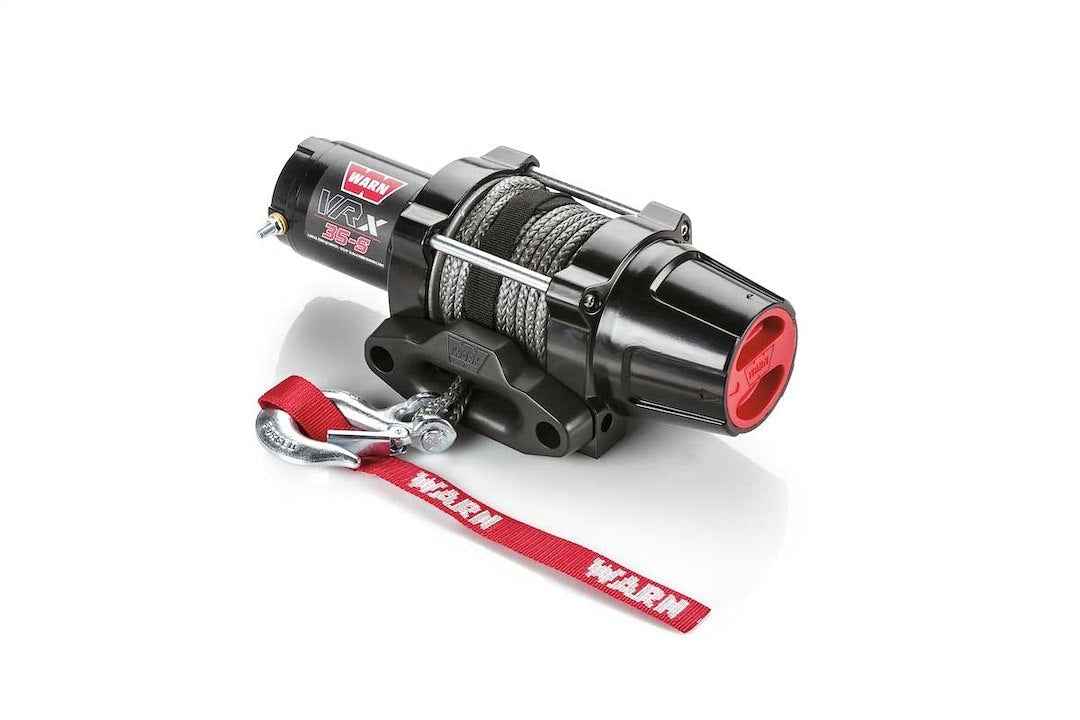 Warn 101030 12V Winch - 3500 lb, Synthetic Line