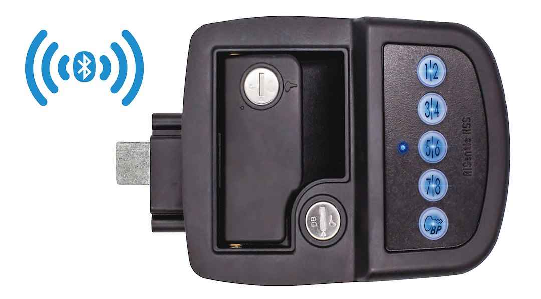 AP Products 013-5091 Entry Door Lock - Black - Paddle