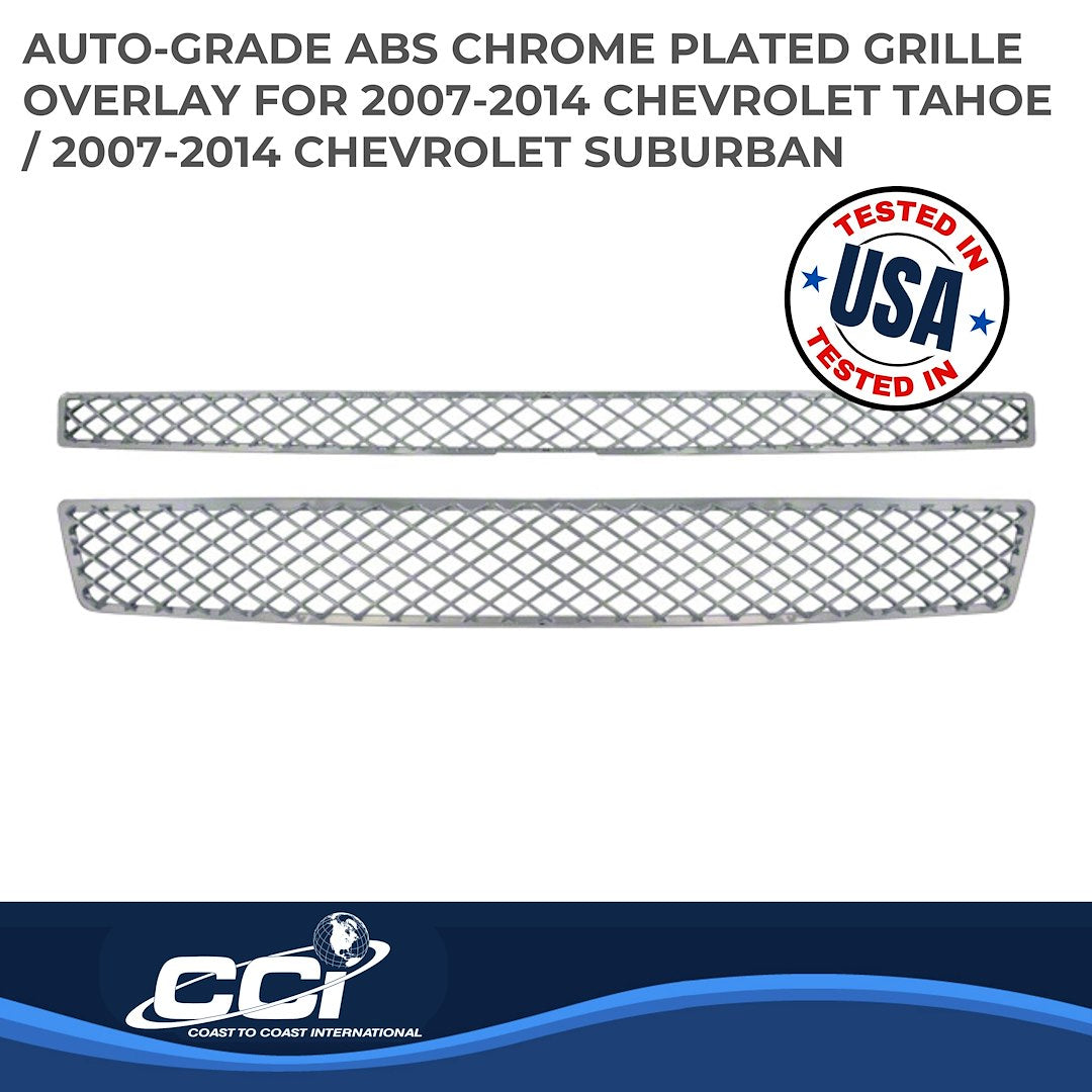 Coast To Coast GI33X Tahoe/Suburban Chrome Mesh Overlay - image 2