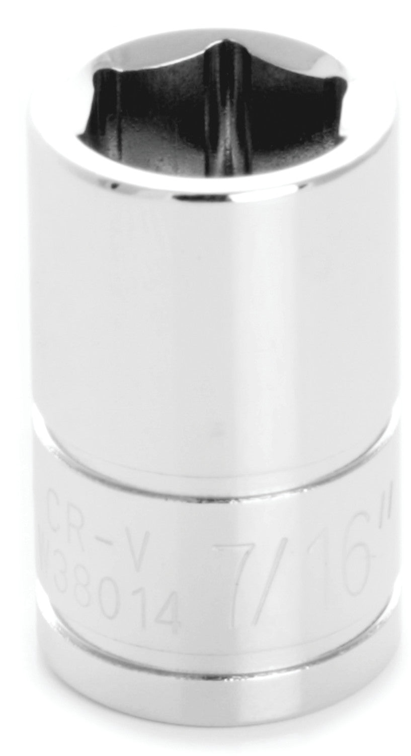 Performance Tool W38014 7/16-Inch Six-Point Socket