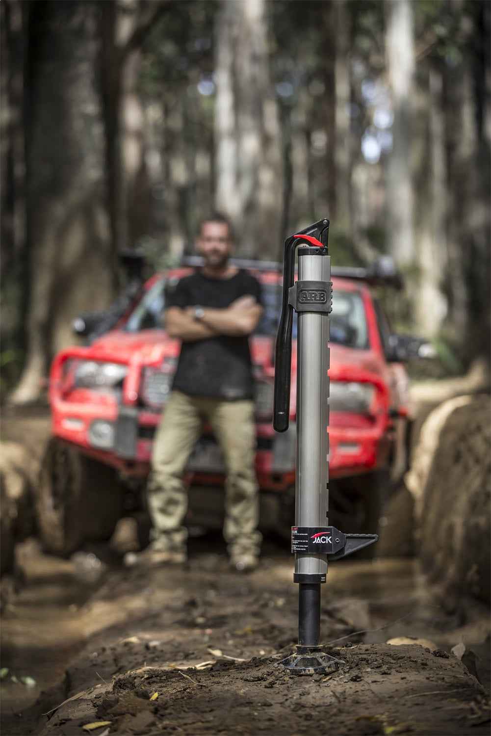 ARB 1060001 Jack - 4409 lb, Silver/ Black