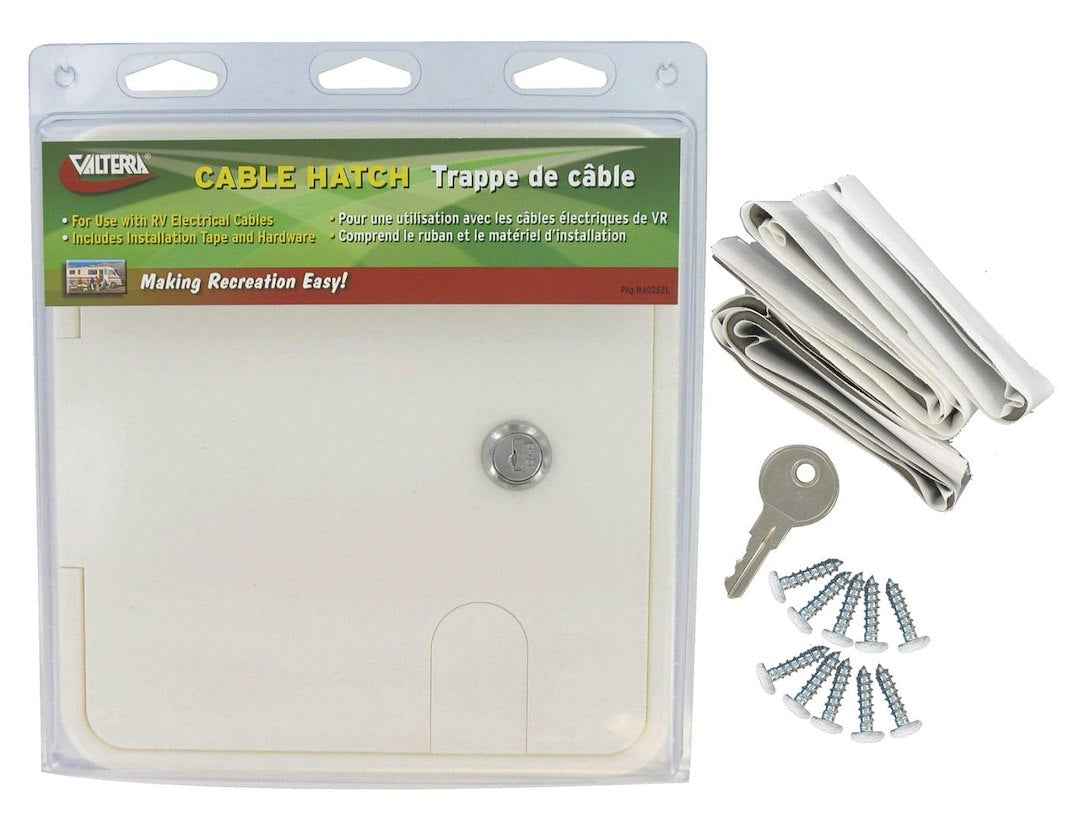 Valterra A10-2151VP RV Electrical Cord Hatch - 8-1/2 in x 8 in