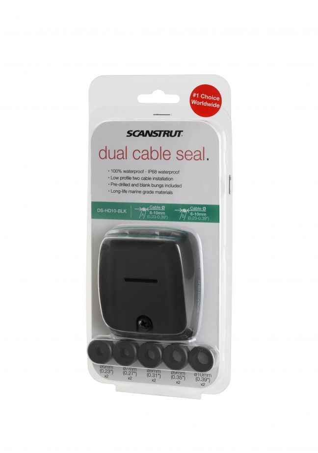 Scanstrut DS-HD10-BLK Marine Cable Seal - Black