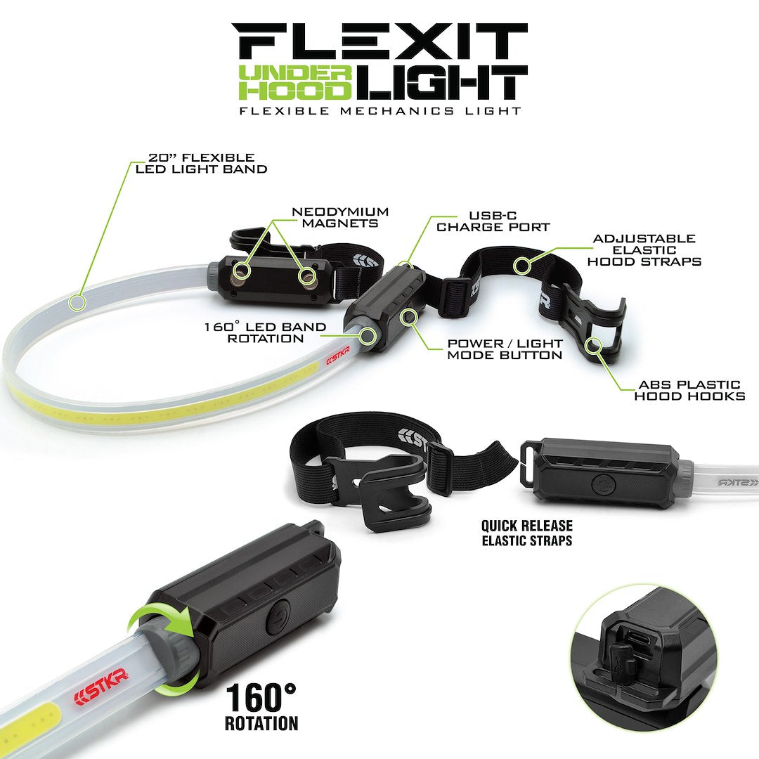 STKR Concepts 00192 FLEXIT Under Hood LED Light