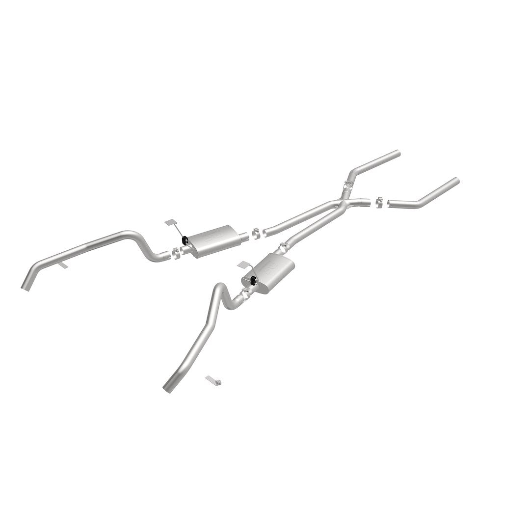 MagnaFlow 15896 Dual Crossmember-Back Exhaust Kit with Tru-X