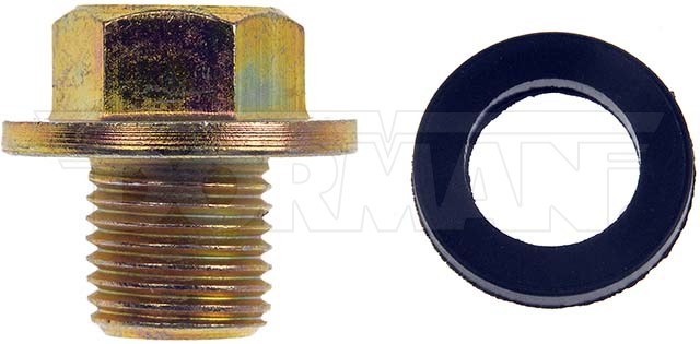 Dorman 65263 M12x1.25 Natural-Finish Oil Drain Plug - image 1