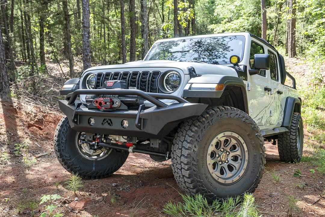 Fab Fours JL24-B5052-1 Three-Quarter-Width Winch Bumper