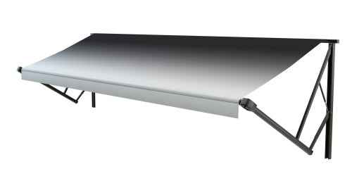 Lippert V000521778 Patio Awning Fabric - 17 ft 1 in, Black Fade