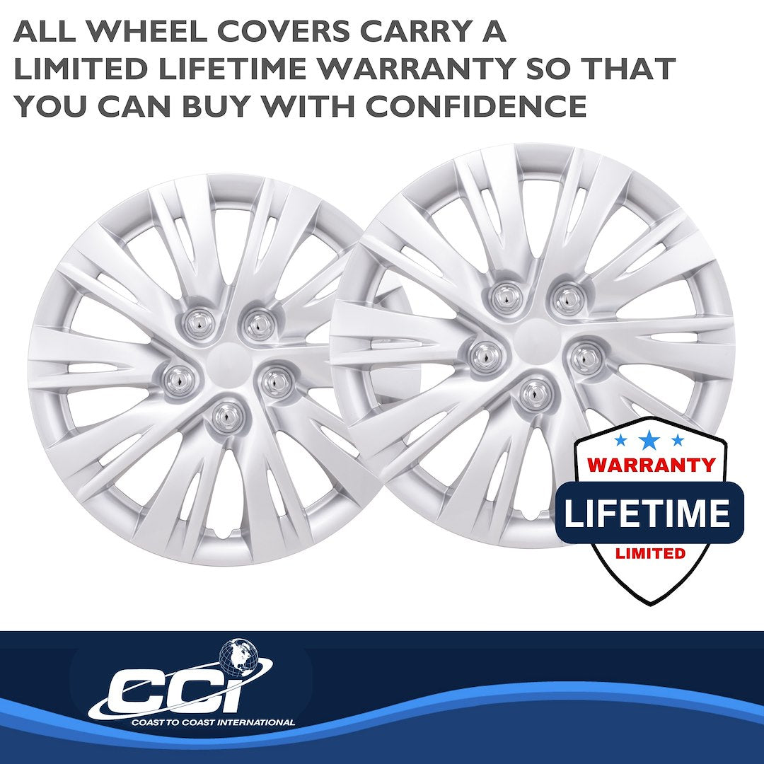Coast To Coast 103716S Camry 16-Inch Silver Wheel Covers - image 3