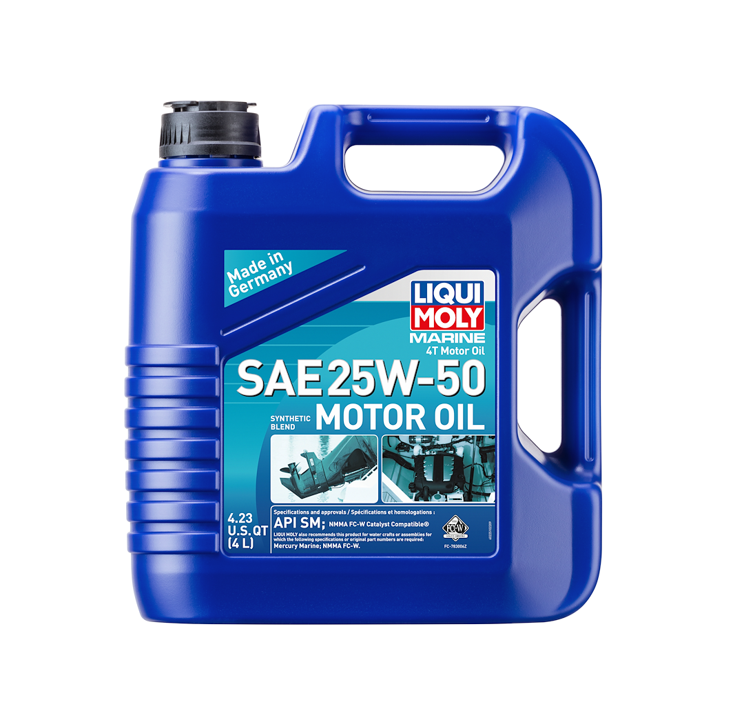 Liqui Moly 22510 Marine 4T 25W-50 Synthetic Oil